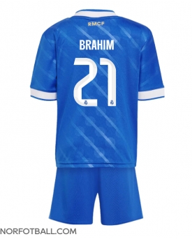 Billige Fotballdrakt Real Madrid Brahim Diaz #21 Replika Tredjedraktsett Barn 2025-26 Kortermet (med bukser)